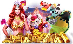Ilustrasi permainan slot online dengan tema berwarna cerah dan menarik di surya7777